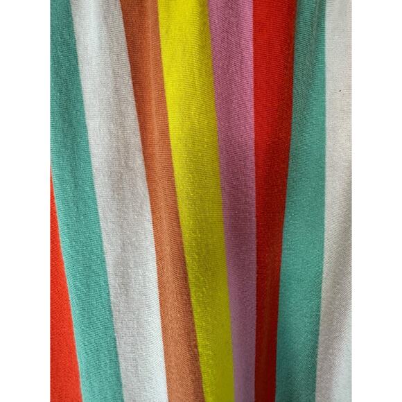 J.Crew Multicolor Sleeveless Beachy Resort Rainbow Stripe Maxi Dress Size XS - Picture 6 of 11